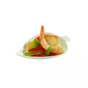 Leaf mini dish sugar cane pulp